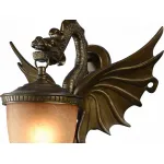 Светильник на штанге Favourite Dragon 1717-1W Цвет арматуры золото Цвет плафонов янтарный от ImperiumLoft