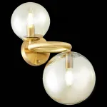 Бра ST-Luce Gorizia SL1162.301.02 Цвет плафонов коричневый Цвет арматуры латунь от ImperiumLoft