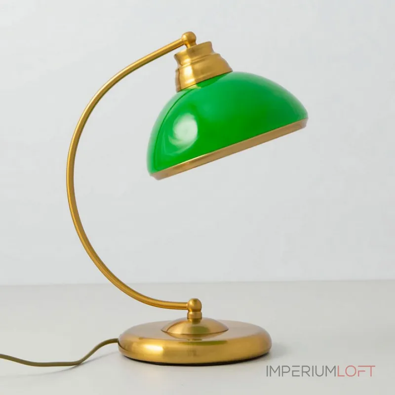 Настольная лампа офисная Citilux Краков CL401815 Цвет арматуры бронза Цвет плафонов зеленый от ImperiumLoft