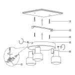 Спот Globo Rois 56213-3 Цвет арматуры хром Цвет плафонов хром от ImperiumLoft