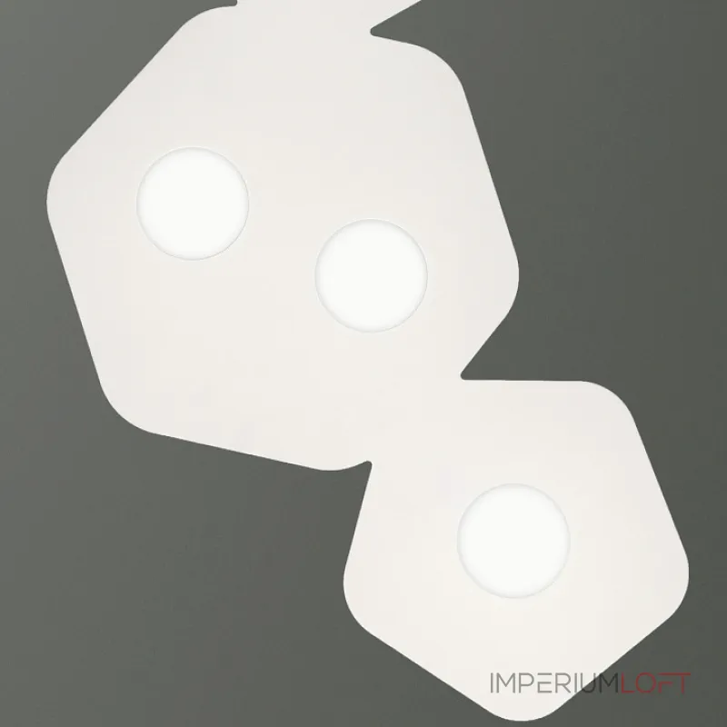 Накладной светильник Mantra Area 6640 Цвет арматуры белый Цвет плафонов белый от ImperiumLoft