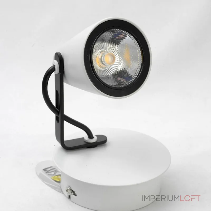 Спот Lussole Merano LSN-4101-01 Цвет арматуры черно-белый от ImperiumLoft