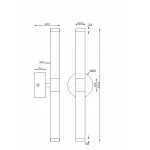 Бра Maytoni Axis MOD106WL-L10G3K от ImperiumLoft