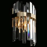 Накладной светильник Aployt Melisa APL.747.01.01 Цвет арматуры латунь Цвет плафонов прозрачный от ImperiumLoft