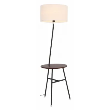 Торшеры с полкой ST-Luce Menola SLE302.415.01 Цвет арматуры коричневый Цвет плафонов кремовый