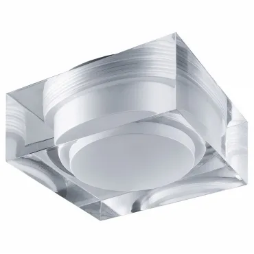 Встраиваемый светильник Lightstar Artico LED 070244 Цвет арматуры хром Цвет плафонов прозрачный
