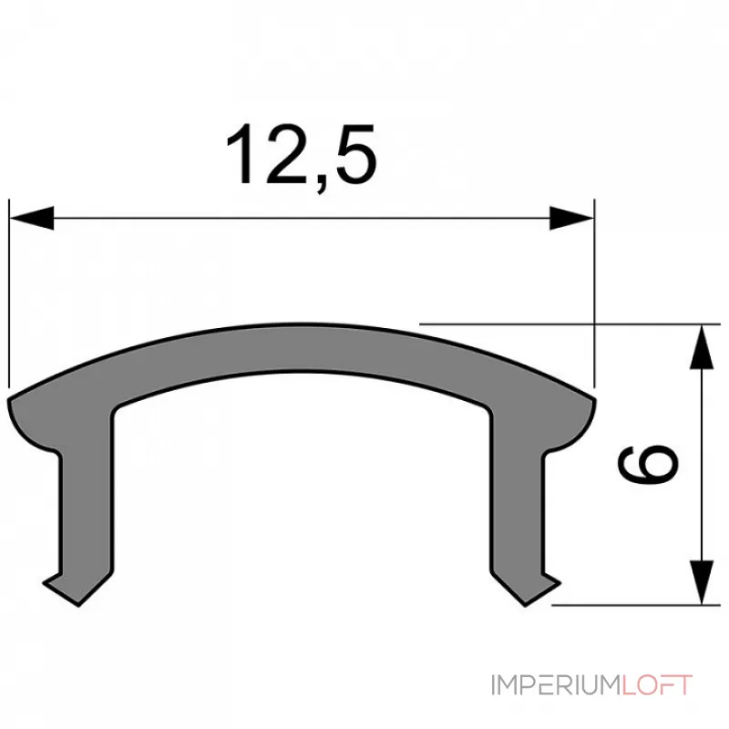Профиль накладной Deko-Light F-01-08 983501 от ImperiumLoft Профиль накладной Deko-Light F-01-08 983501 от ImperiumLoft