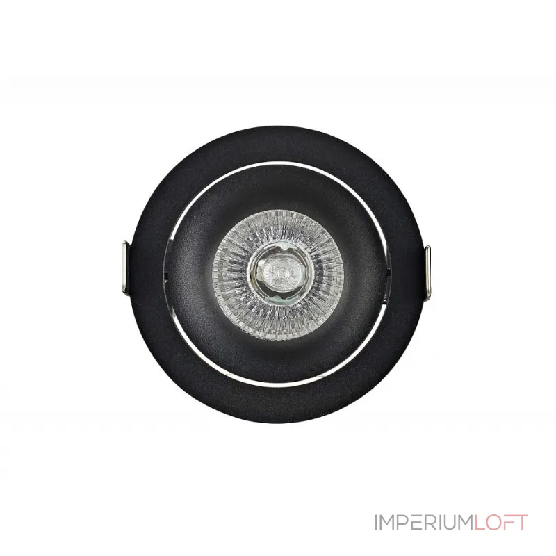Встраиваемый светильник Donolux DL1841 DL18412/01TR Black от ImperiumLoft
