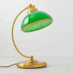 Настольная лампа офисная Citilux Краков CL401815 Цвет арматуры бронза Цвет плафонов зеленый от ImperiumLoft