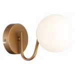 Бра EVOLUCE Calabria SLE220601-01 Цвет арматуры Желтый Цвет плафонов Белый от ImperiumLoft