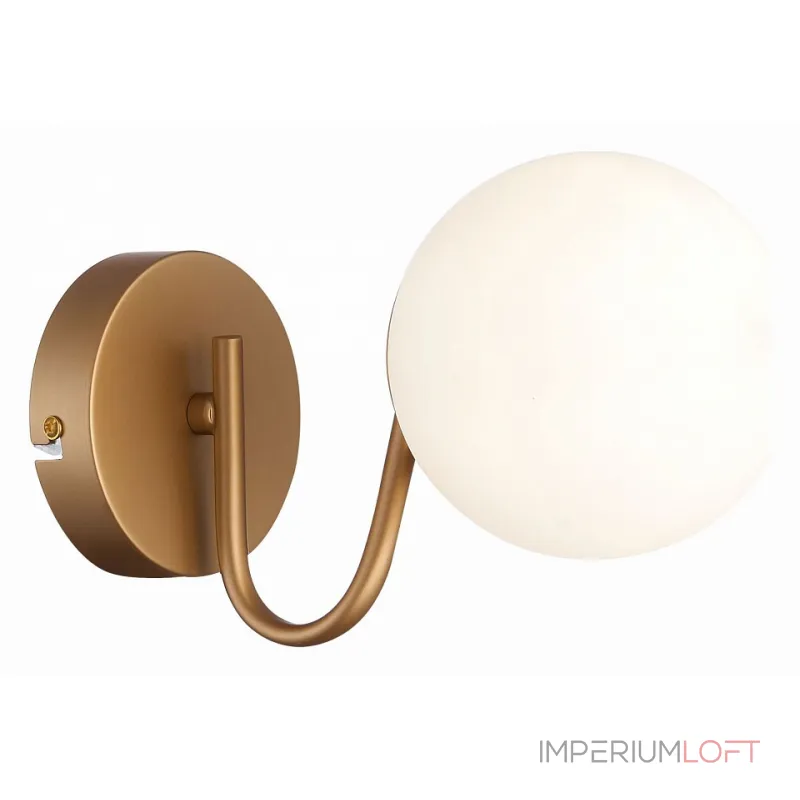 Бра EVOLUCE Calabria SLE220601-01 Цвет арматуры Желтый Цвет плафонов Белый от ImperiumLoft Бра EVOLUCE Calabria SLE220601-01 Цвет арматуры Желтый Цвет плафонов Белый от ImperiumLoft