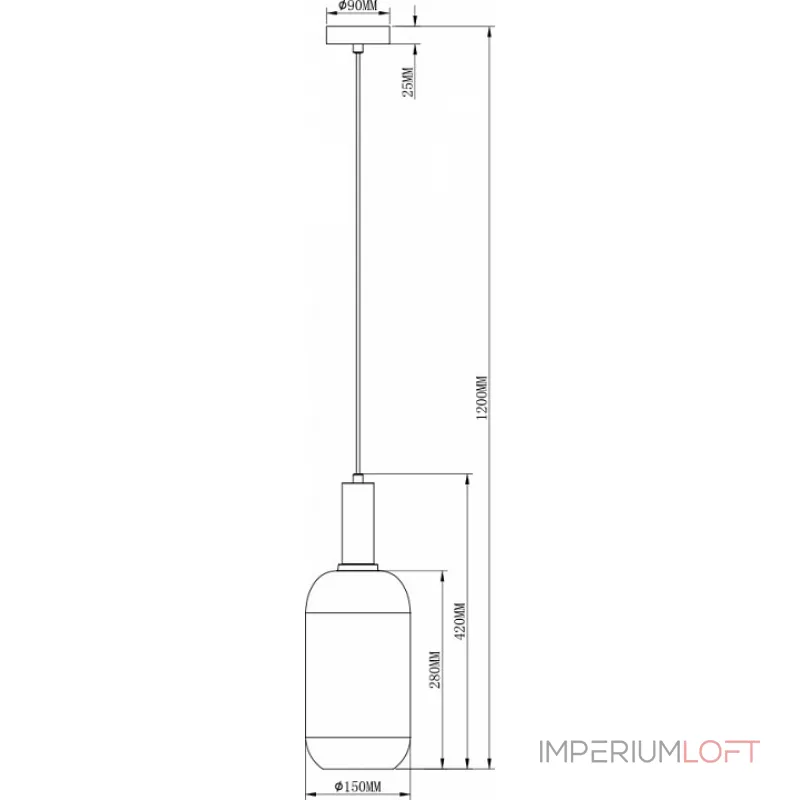 Подвесной светильник Moderli Martin V2890-1P от ImperiumLoft