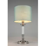 Настольная лампа декоративная Aployt Nikolet APL.714.04.01 Цвет арматуры хром Цвет плафонов голубой от ImperiumLoft