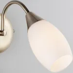 Бра Eurosvet Ginevra 30280/1 античная бронза Цвет плафонов белый Цвет арматуры бронза от ImperiumLoft