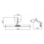 Подсветка для картин Maytoni Raphael PIC113-02-W Цвет арматуры белый Цвет плафонов белый от ImperiumLoft