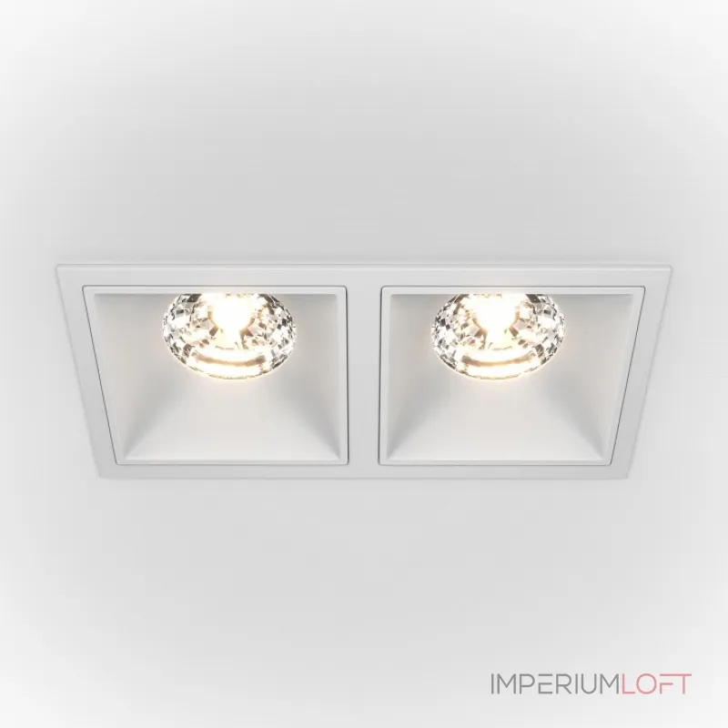 Встраиваемый светильник Maytoni Alfa DL043-02-15W4K-D-SQ-W от ImperiumLoft