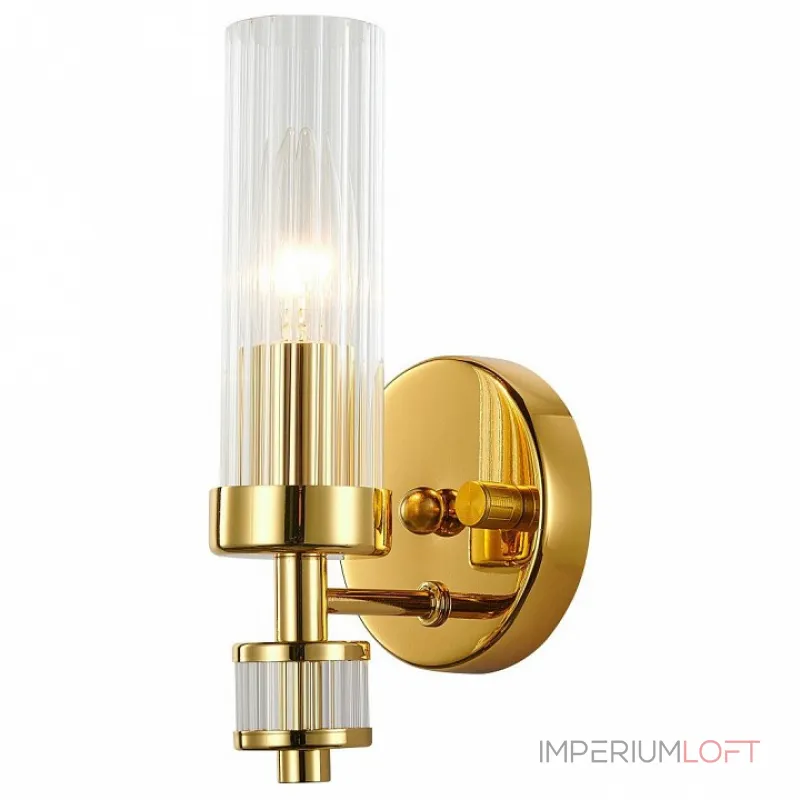 Бра Favourite Aesthetic 2673-1W цвет арматуры золото цвет плафонов прозрачный от ImperiumLoft