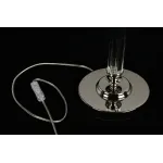 Настольная лампа декоративная Aployt Nikolet APL.714.04.01 Цвет арматуры хром Цвет плафонов голубой от ImperiumLoft