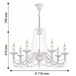 Подвесная люстра F-promo Chateau 2164-7P 