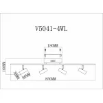 Спот Moderli Right V5041-4WL от ImperiumLoft