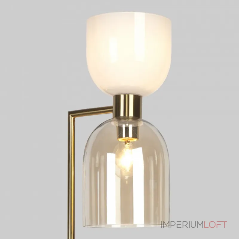 Торшер Eurosvet Tandem 01085/2 Цвет плафонов янтарный Цвет арматуры латунь от ImperiumLoft Торшер Eurosvet Tandem 01085/2 Цвет плафонов янтарный Цвет арматуры латунь от ImperiumLoft