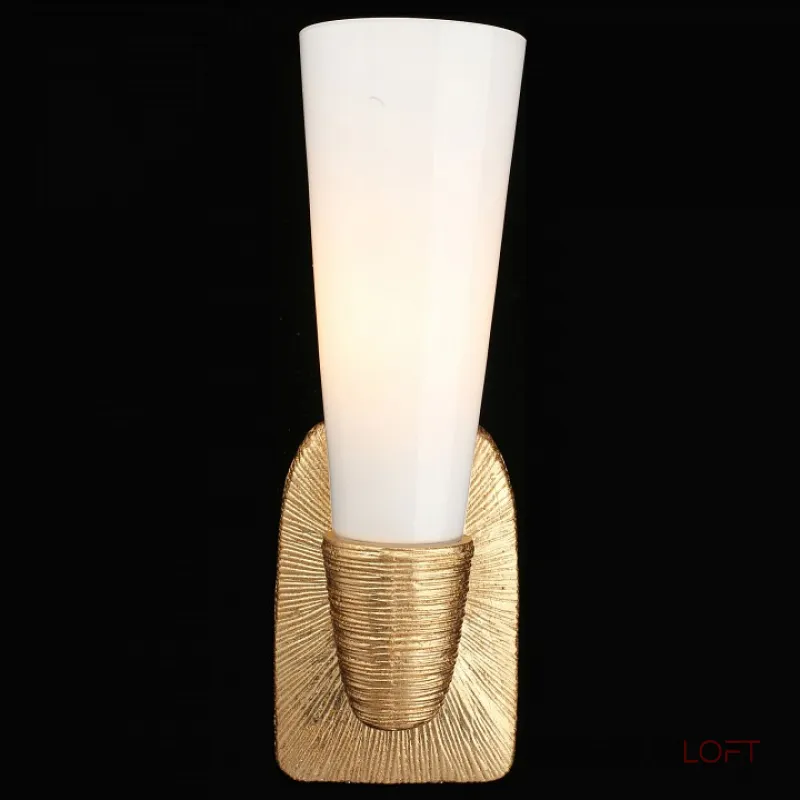 Бра Aployt Hloya APL.800.01.01 Цвет арматуры золото Цвет плафонов белый от ImperiumLoft