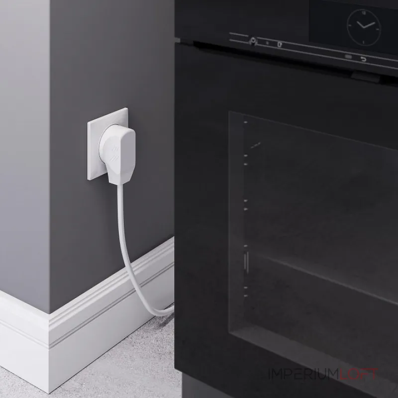 Розетка силовая для электроплиты с вилкой Werkel белый W1189201 от ImperiumLoft