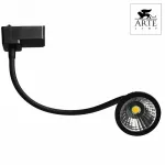 Светильник на штанге Arte Lamp Track Lights A4107PL-1BK Цвет арматуры черный Цвет плафонов черный от ImperiumLoft