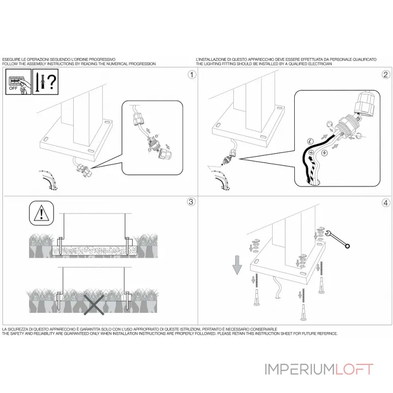 Наземный низкий светильник Ideal Lux Titano TITANO PT1 BIG GRANITO от ImperiumLoft Наземный низкий светильник Ideal Lux Titano TITANO PT1 BIG GRANITO от ImperiumLoft