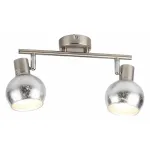 Спот Rivoli Craquelure W2 SN Б0038125 Цвет арматуры никель Цвет плафонов серебро от ImperiumLoft