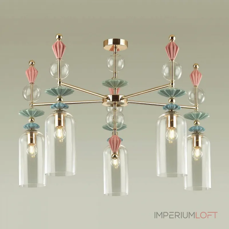 Люстра на штанге Odeon Light Bizet 4855/5C 