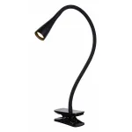 Настольная лампа офисная Lucide Zozy 18256/03/30 Цвет плафонов черный Цвет арматуры черный от ImperiumLoft