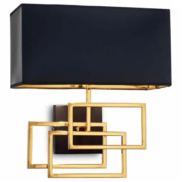 Бра Ideal Lux Luxury LUXURY AP1 OTTONE Цвет арматуры золото Цвет плафонов чёрный Бра Ideal Lux Luxury LUXURY AP1 OTTONE Цвет арматуры золото Цвет плафонов чёрный