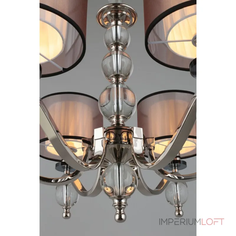 Подвесная люстра Aployt Floret APL.703.03.06 Цвет арматуры хром Цвет плафонов черно-белый от ImperiumLoft