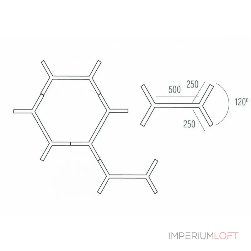 Накладной светильник Donolux DL18516 DL18516C021W57 Цвет арматуры черный от ImperiumLoft