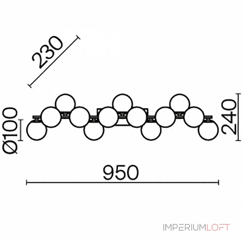 Бра Maytoni Dallas MOD547WL-13BS от ImperiumLoft