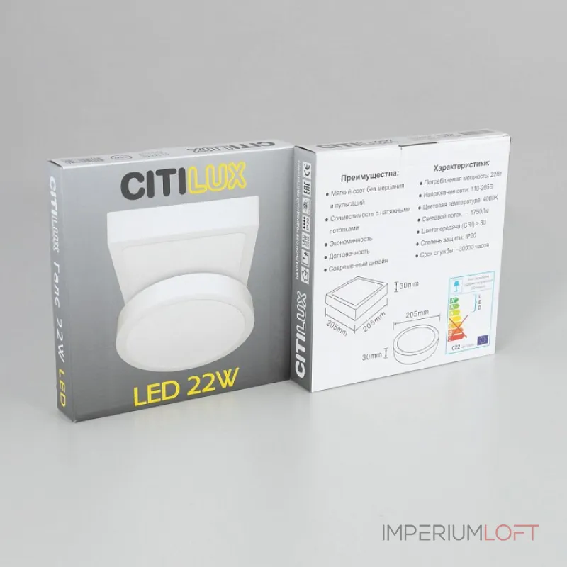 Накладной светильник Citilux Галс CL55K22N от ImperiumLoft
