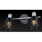 Спот TopLight Susan TL3760Y-02BC Цвет арматуры хром Цвет плафонов черный от ImperiumLoft