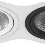 Встраиваемый светильник Lightstar Intero 111 i936070607 Цвет арматуры черно-белый от ImperiumLoft