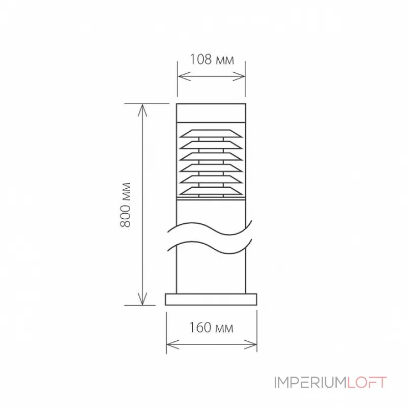 Наземный высокий светильник Elektrostandard Techno 1507 TECHNO silver серый от ImperiumLoft Наземный высокий светильник Elektrostandard Techno 1507 TECHNO silver серый от ImperiumLoft