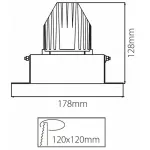 Рамка на 1 светильник Deko-Light 930094 Цвет арматуры белый от ImperiumLoft