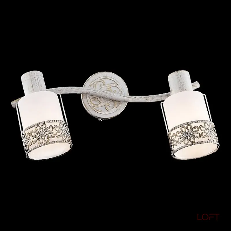 Спот Eurosvet 20025-20026 20025/2 белый с золотом Цвет арматуры золото от ImperiumLoft