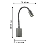 Бра Favourite Murum 1957-1W Цвет плафонов черный Цвет арматуры черный от ImperiumLoft