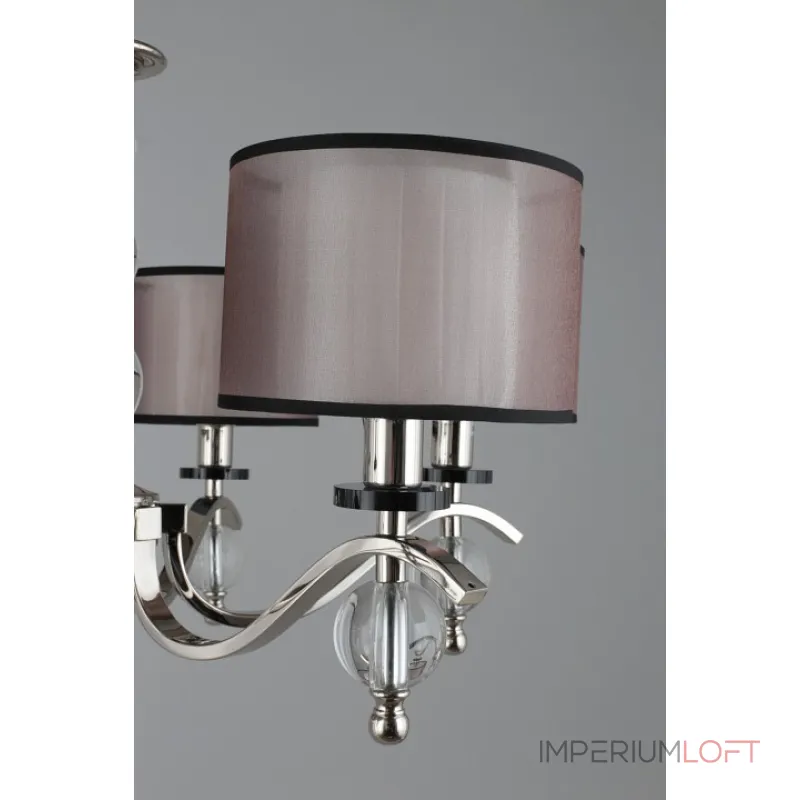 Подвесная люстра Aployt Floret APL.703.03.06 Цвет арматуры хром Цвет плафонов черно-белый от ImperiumLoft