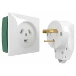 Розетка силовая для электроплиты с вилкой Werkel белый W1189201 от ImperiumLoft