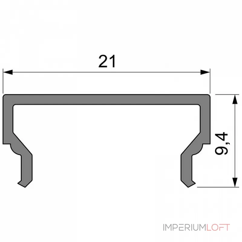 Профиль накладной Deko-Light H-01-15 984034 от ImperiumLoft Профиль накладной Deko-Light H-01-15 984034 от ImperiumLoft