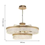 Подвесная люстра Favourite Visconte 4304-10P от ImperiumLoft