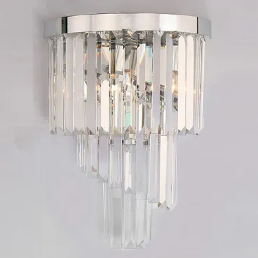 Накладной светильник Newport 31100 31103/A nickel right Цвет плафонов прозрачный Цвет арматуры никель