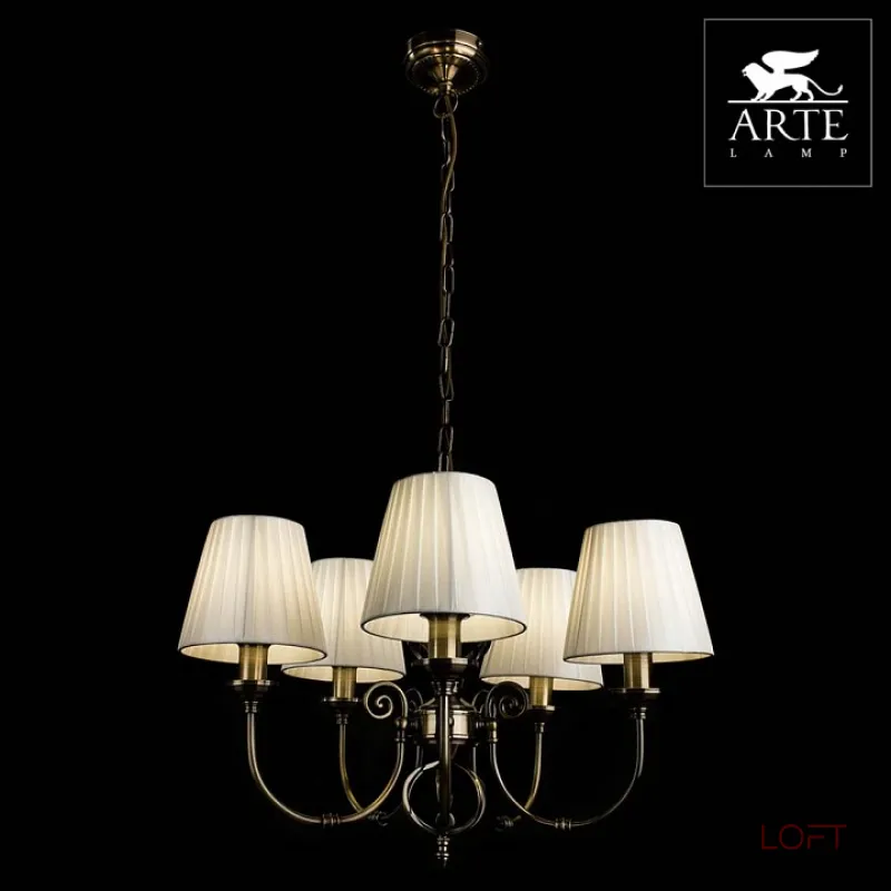 Подвесная люстра Arte Lamp Zanzibar A8390LM-5AB Подвесная люстра Arte Lamp Zanzibar A8390LM-5AB