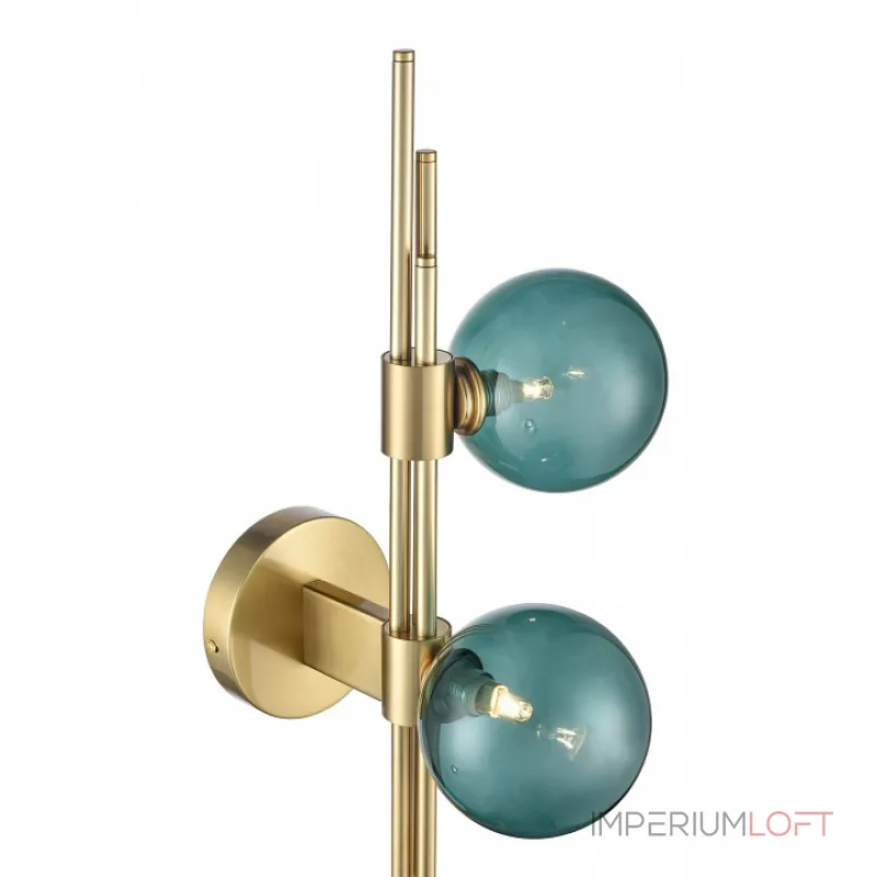 Бра Vele Luce Paradise VL5774W13 Цвет арматуры Желтый Цвет плафонов Зеленый от ImperiumLoft Бра Vele Luce Paradise VL5774W13 Цвет арматуры Желтый Цвет плафонов Зеленый от ImperiumLoft
